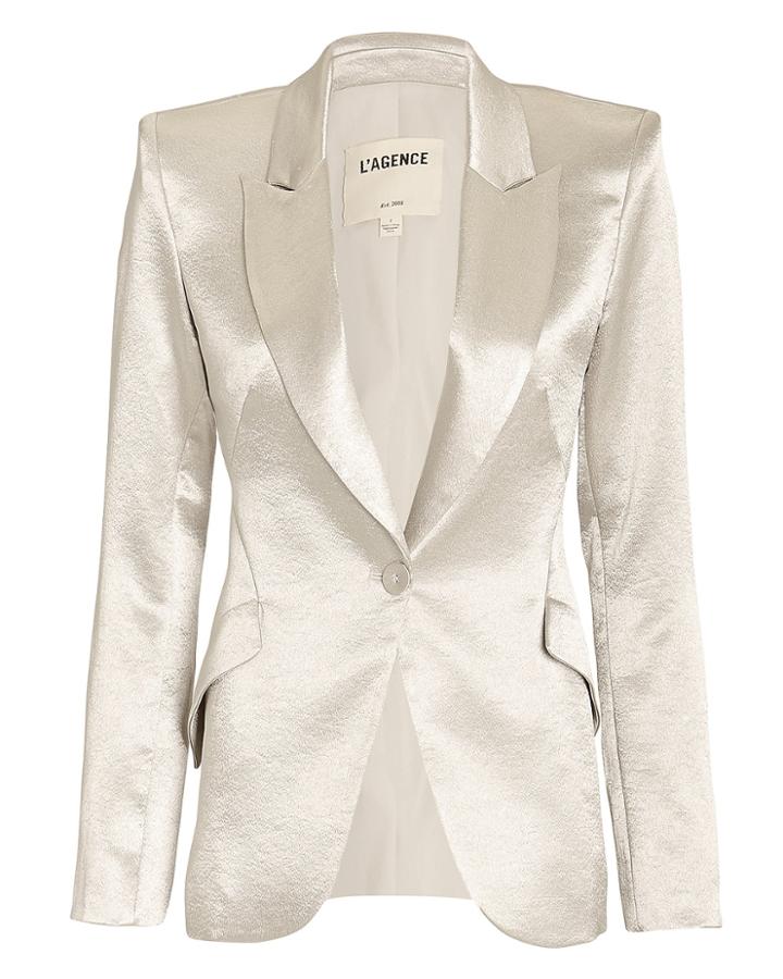 L'agence Chamberlain Silver Blazer Silver 2