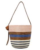 Cesta Breton Striped Bucket Bag Straw/stripe 1size