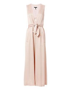 Marissa Webb Connie Satin Crepe Jumpsuit