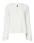 Exclusive For Intermix Devin Flare Sleeve Blouse