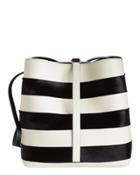 Proenza Schouler Framed Stripe Shoulder Bag White 1size