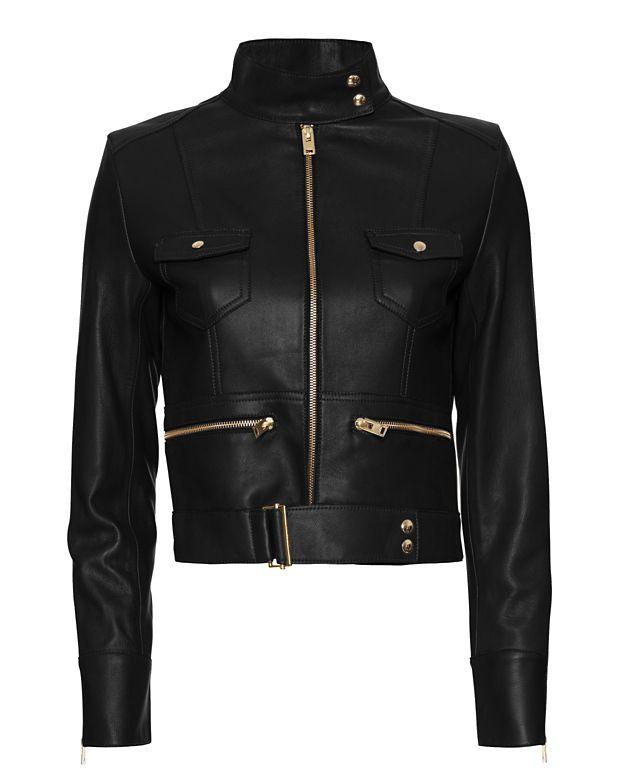 Iro Exclusive Broome Safari Leather Jacket: Black