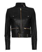 Iro Exclusive Broome Safari Leather Jacket: Black