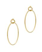 Lady Grey Link Hoops