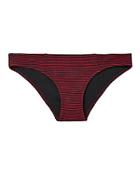 Solid & Striped Solid &amp; Striped Isabella Striped Lace-up Bikini Bottom