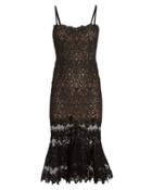 Jonathan Simkhai Guipure Lace Midi Dress Black Zero