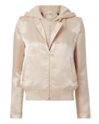 Alc A.l.c. Edison Blush Bomber Jacket Blush M
