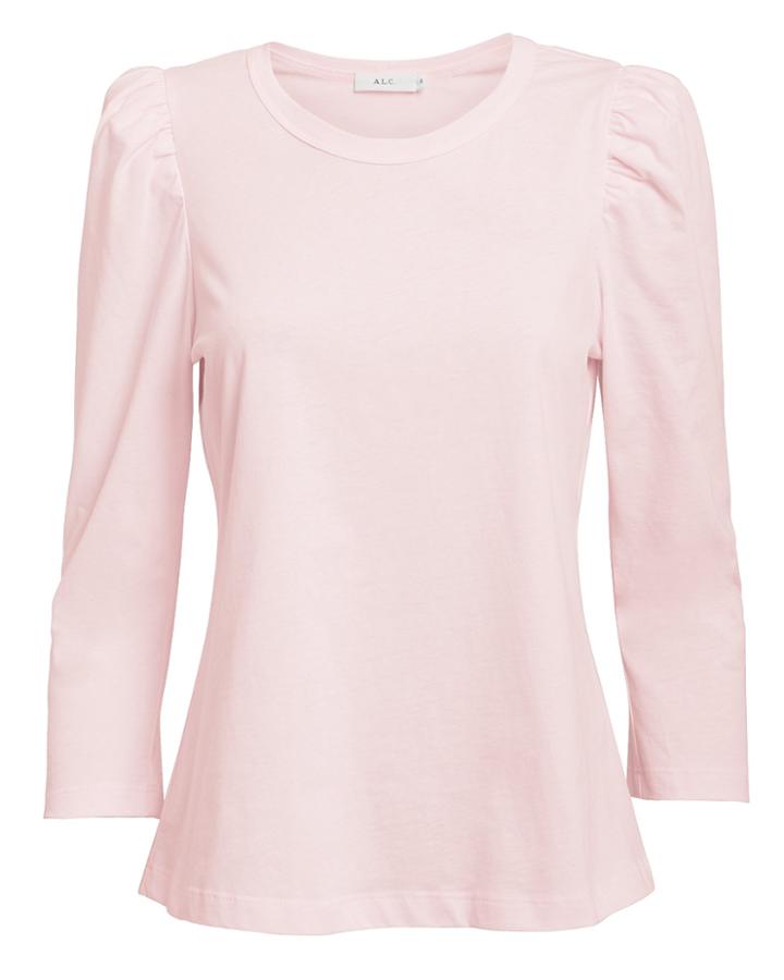 A.l.c. Karlie Puff-sleeved Pink T-shirt Pale Pink M