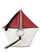 Alexander Mcqueen Butterfly Wristlet Red/white 1size