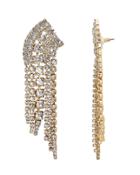 Elizabeth Cole Crystal Earrings Clear 1size