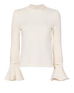 Intermix See By Chlo Trumpet Hem Sweatshirt Top