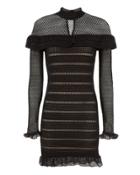 Nightcap Clothing Mariabella Lace Mini Dress Black 2