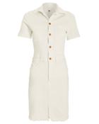 Nsf Della Denim Mini Dress Ivory M