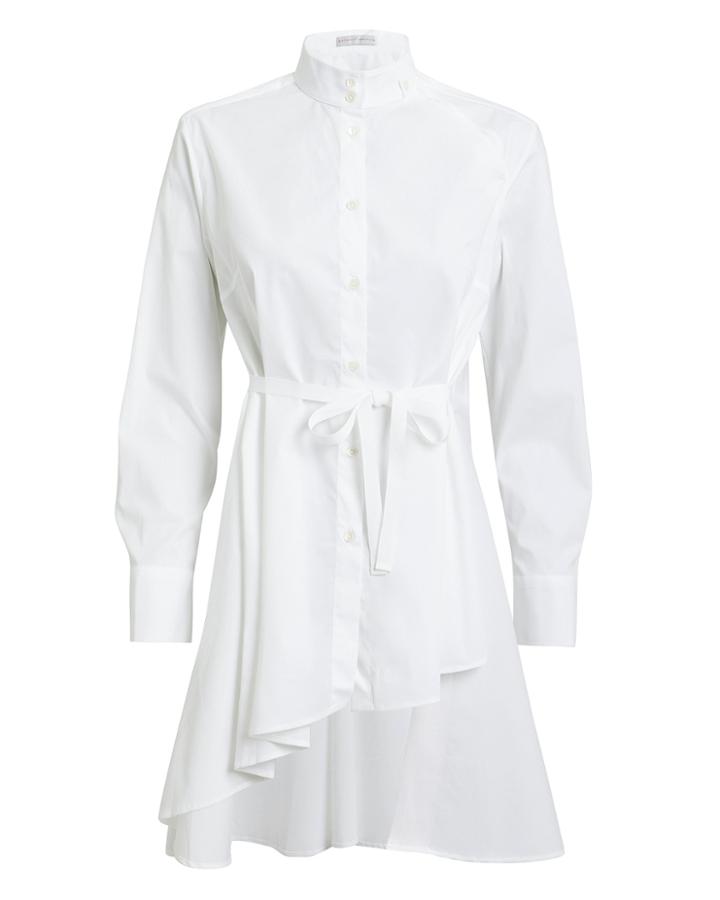 Palmer Harding Split Poplin Tie Waist Shirt White 8