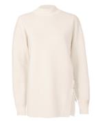 Carven Femme Carven Side Link Sweater White S