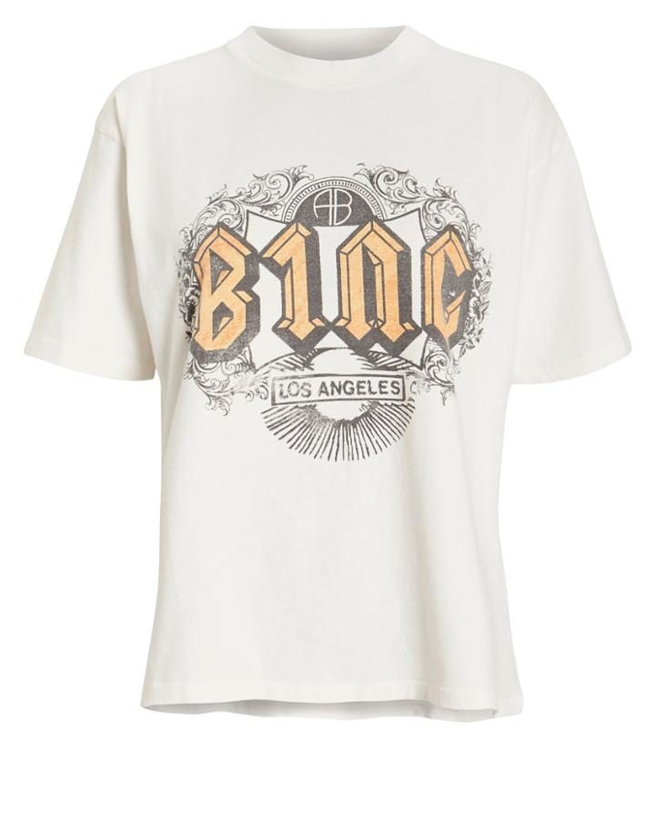 Anine Bing Ink T-shirt White P