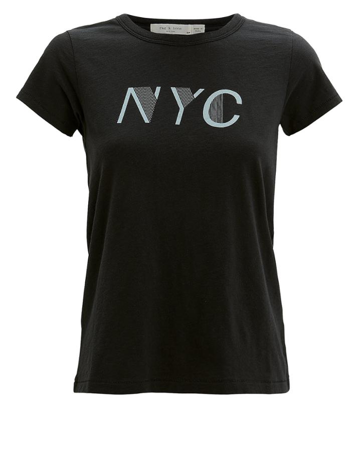 Rag And Bone Rag & Bone/jean Nyc Black T-shirt Black S