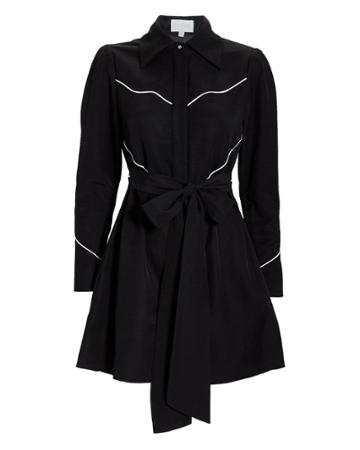 Devine Heritage Divine Heritage Western Mini Dress Black P