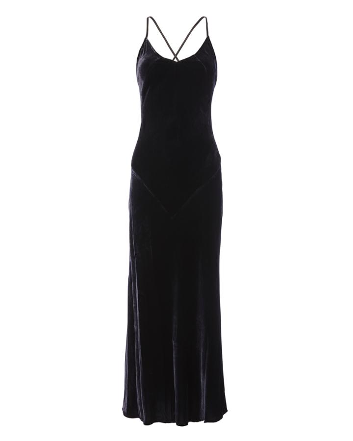 Marissa Webb Trudy Velvet Slip Dress
