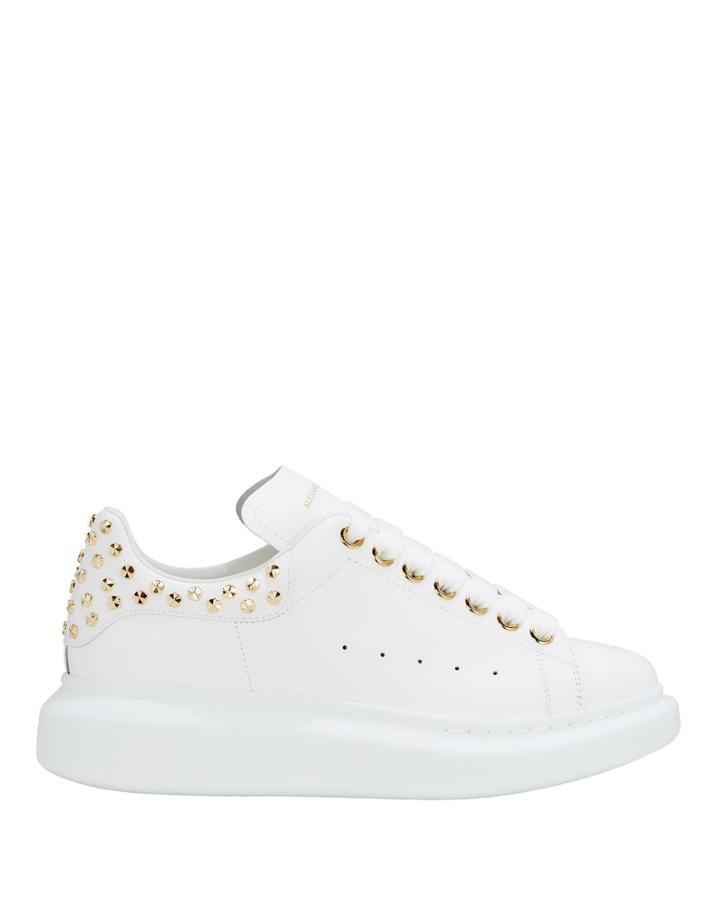Alexander Mcqueen Stud Detail Low-top Sneakers White 37