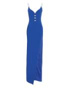 David Koma Crystal-embellished Sweetheart Neck Gown Blue 8