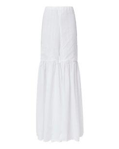 Caroline Constas Bell Flare Cotton Pants