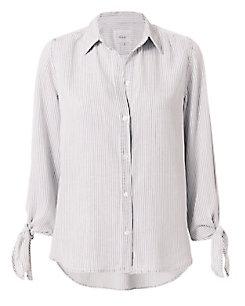Rails Beth Tie Sleeve Striped Top