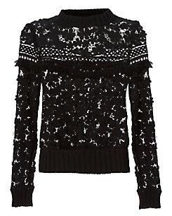 Sea 3d Lace Sweatshirt
