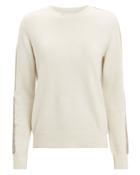 Derek Lam 10 Crosby Ivory Lurex Stripe Sweater Ivory S