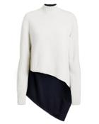 Monse Cape Back Two-tone Sweater White/navy S