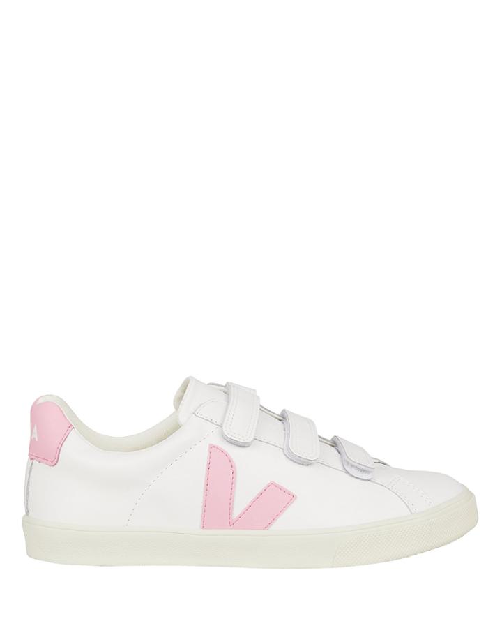 Veja V-lock Pink Low-top Sneakers White/pink 40