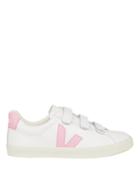 Veja V-lock Pink Low-top Sneakers White/pink 40