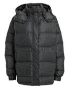 Ganni Tech Polka Dot Puffer Black/white 38