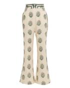 Zimmermann Verity Crop Pants Ivory/floral Zero