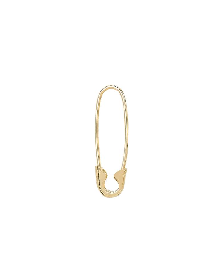 Loren Stewart Safety Pin Earring Gold 1size