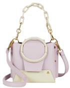 Yuzefi Delila Lilac Two-tone Chain Bag Lilac/ivory 1size