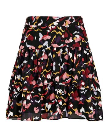 Alc A.l.c. Baxter Floral Skirt Coral 2