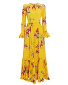 La Double J La Doublej Visconti Floral Dress Yellow/floral M