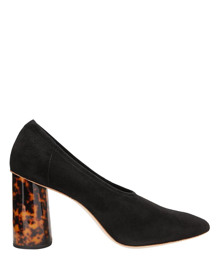 Loeffler Randall Elyn Tortoise Heel Pumps Black 9.5