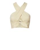Alice Mccall Hearts On Fire Crop Top Ivory 4