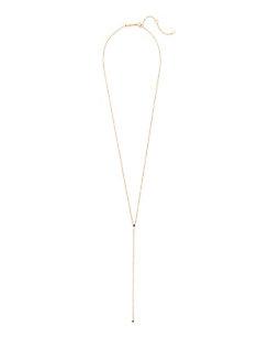 Zoe Chicco Bezel Diamond Lariat Necklace