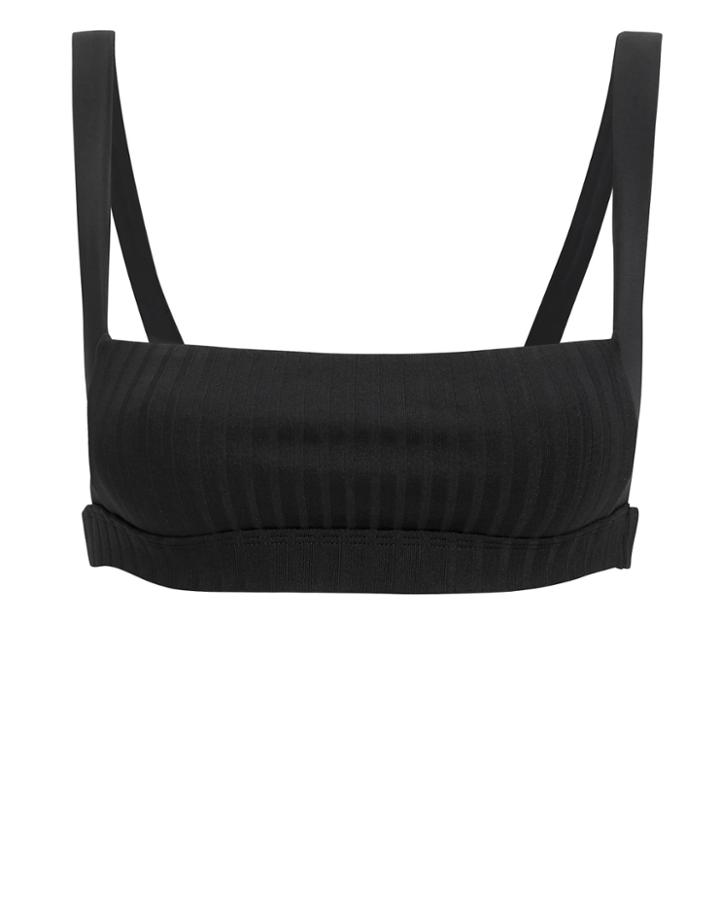 Bond Eye 90 Degrees Crop Bikini Top Black L