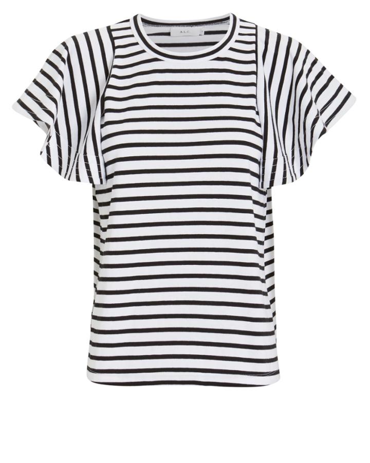 Alc A.l.c. Carrie Top Black/white L