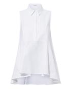 Adeam White High-low Top White 2