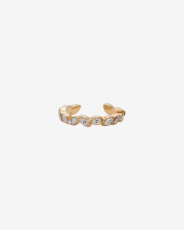 Vita Fede Crystal Marquis Banded Ring: Gold