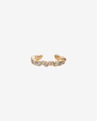Vita Fede Crystal Marquis Banded Ring: Gold