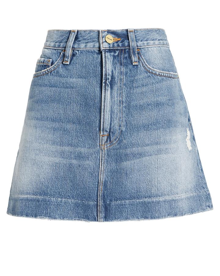 Frame Kildare Mini Skirt Denim 26
