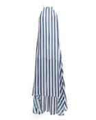 Alexandra Miro Sofia Blue Stripe Maxi Dress Blue/white P