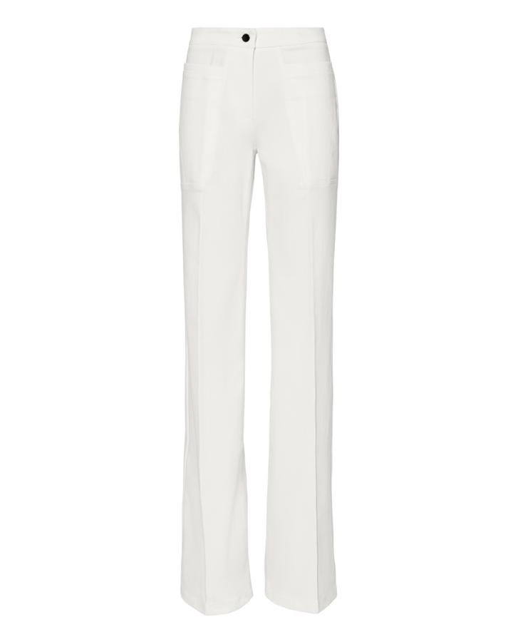 Derek Lam Charlotte High Waist Flare Jeans White 42