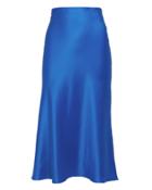 Adriana Iglesias Jadi Silk Slip Skirt Cobalt 40